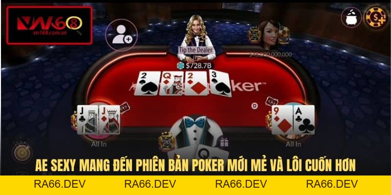 AE Sexy - Sảnh Cược Casino Hấp Dẫn Triệu Cược Thủ VN168 - RA66.DEV
