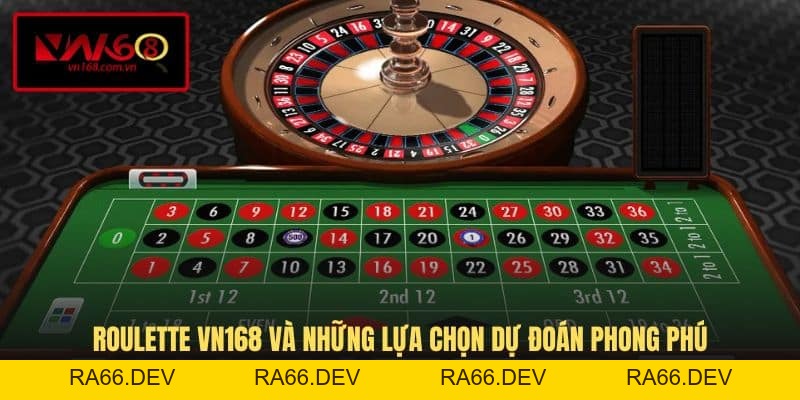 Roulette VN168 - Hướng Dẫn Chơi Cò Quay Online Cực Dễ - RA66.DEV