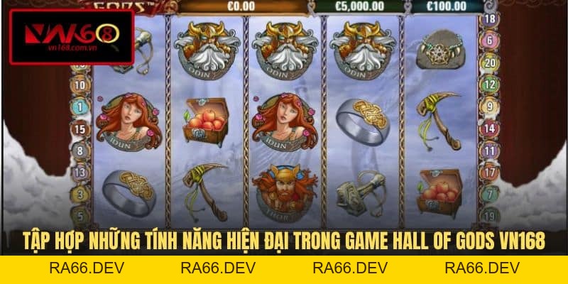 Hall Of Gods VN168 - Tựa Game Slots Thần Thoại Ấn Tượng - RA66.DEV